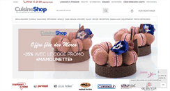 Desktop Screenshot of cuisineshop.fr